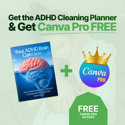CozyADHD Cleaning Planner Bundle